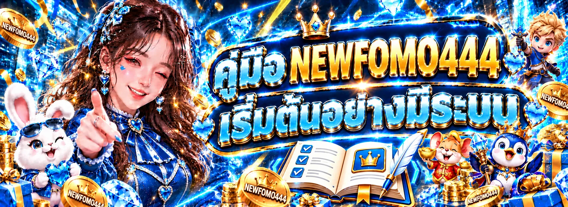 NEWFOMO444 คู่มือมือใหม่ สมัคร เล่น ฝากถอน